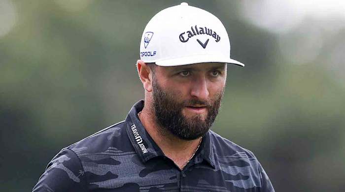 Jon Rahm is pictured at the 2023 FedEx St. Jude Championship at TPC Southwind in Memphis, Tenn.